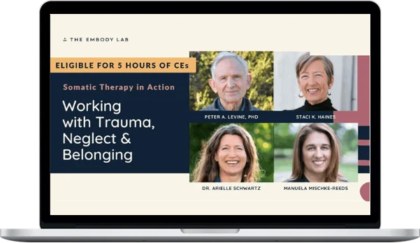Peter Levine & Arielle Schwartz – Somatic Therapy in Action Working with Trauma, Neglect & Belonging Peter Levine & Arielle Schwartz – Somatic Therapy in Action Working with Trauma, Neglect & Belonging